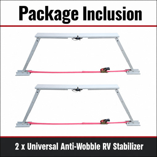2-Pack Universal Anti-Wobble RV Stabilizer