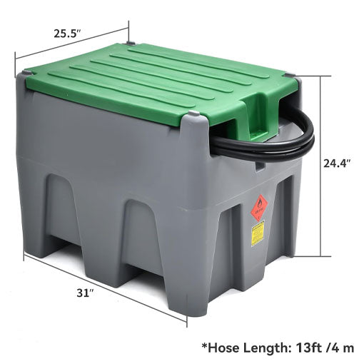 Portable Diesel Tank with 12V Electric Transfer Pump