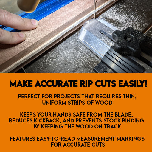 Thin Rip Table Saw Jig