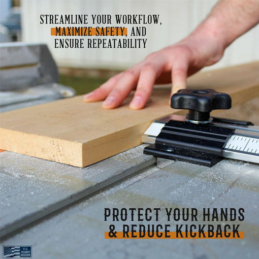 Thin Rip Table Saw Jig