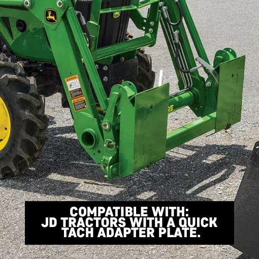 Trailer Hitch Receiver for Skid Loaders