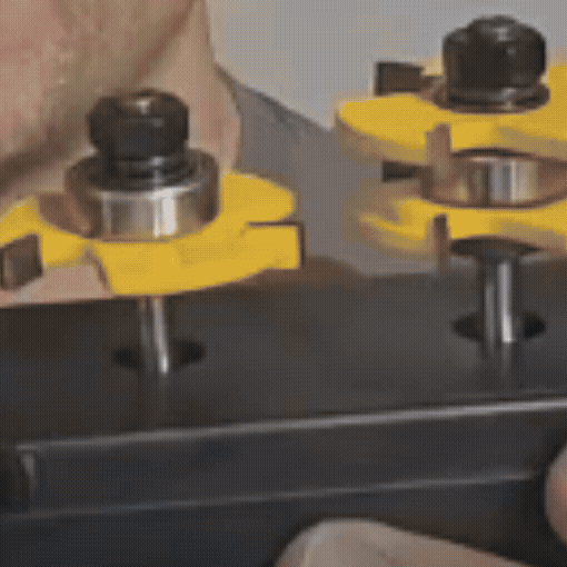 2PCS Tongue and Groove Router Bit Set