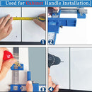Cabinet Handle Jig with Center Punch