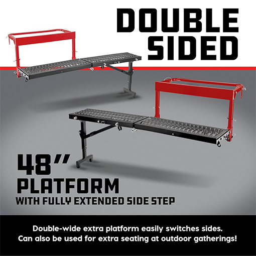 Double Platform Truck Tire Step