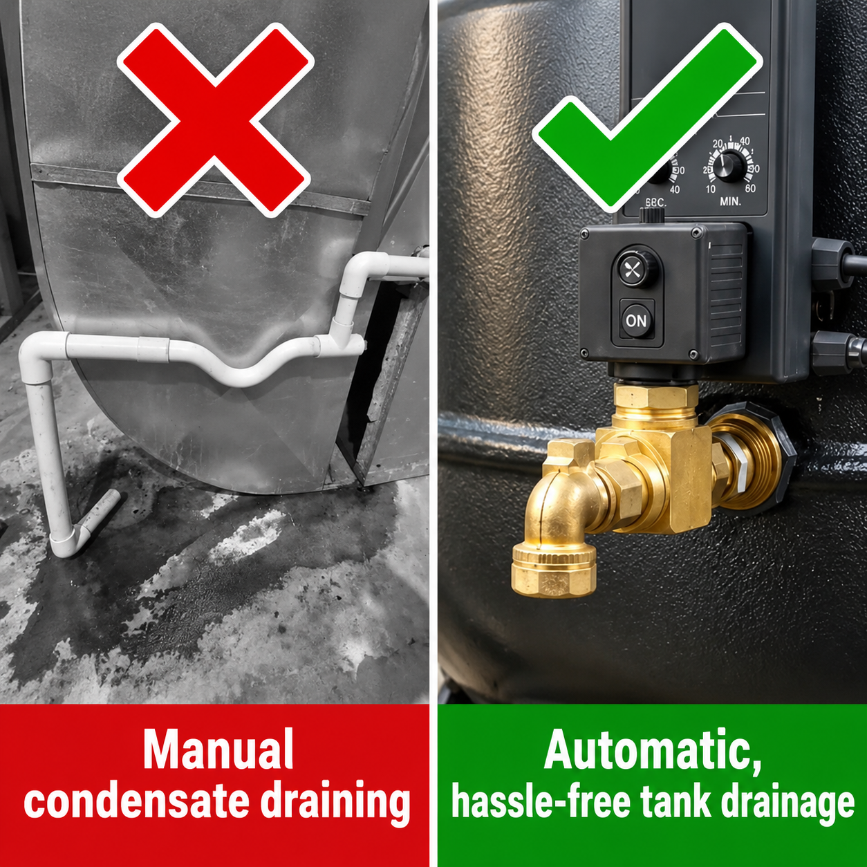 Automatic Timed Condensate Drain Valve Kit