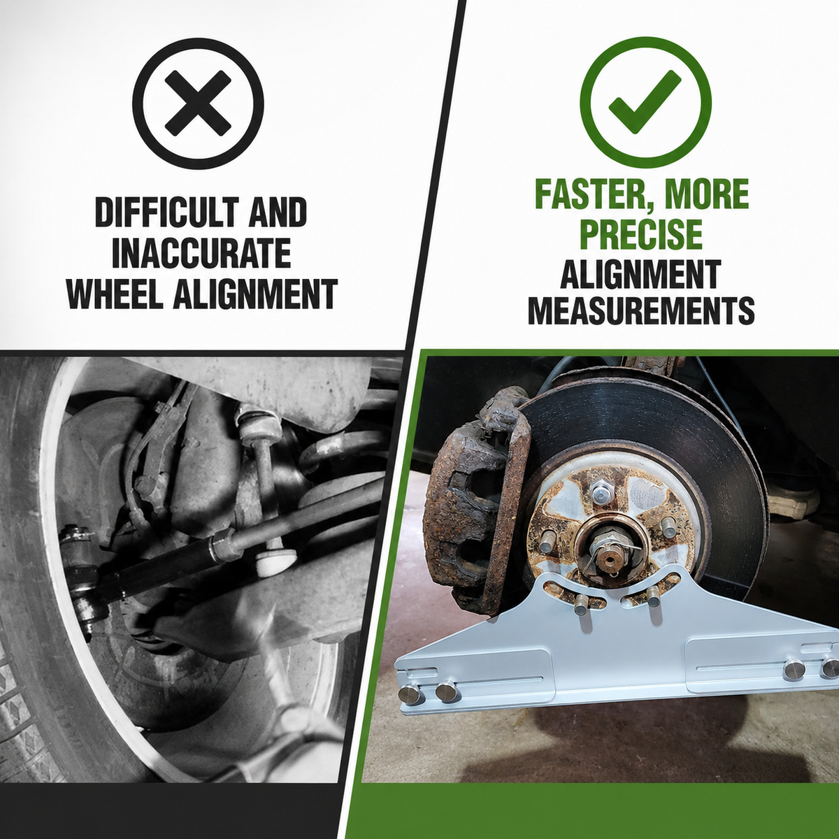 Wheel Toe Alignment Tool Kit with Digital Angle Finder