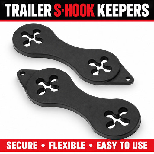 6-Pack Trailer Tow Chain S-Hook Keeper