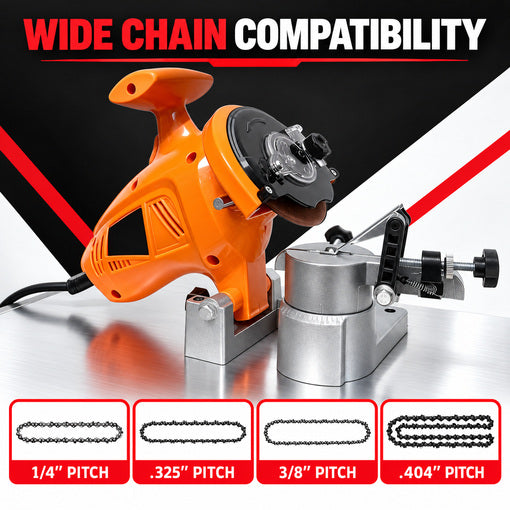 250W Bench-Mounted Electric Chainsaw Sharpener