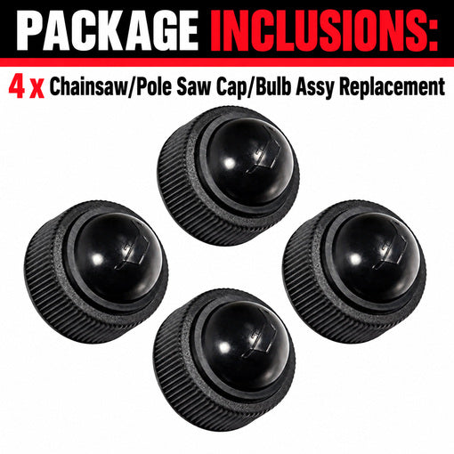 4-Pack Chainsaw/Polesaw Cap/Bulb Assy Replacement