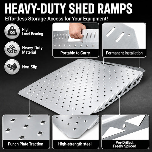 Shipping Container Heavy-Duty Shed Loading Ramp