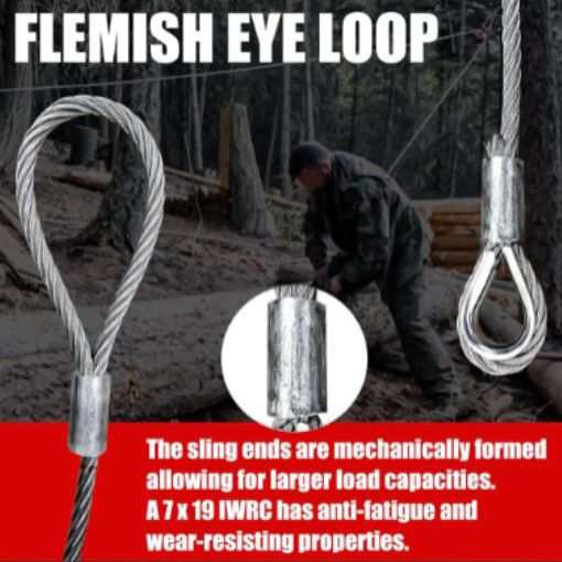 Single Leg Wire Rope Sling