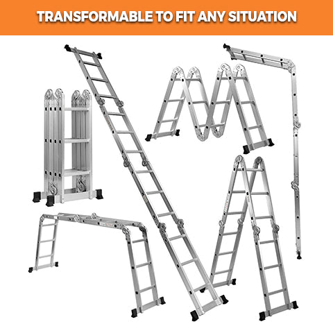 Different forms of 12- Step Multipurpose Ladder