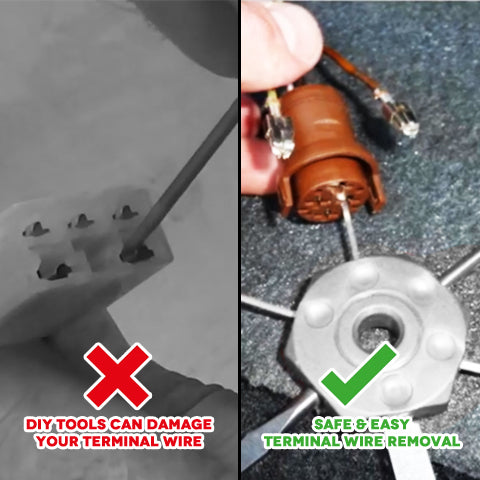 6-Prong Wire Terminal Tool