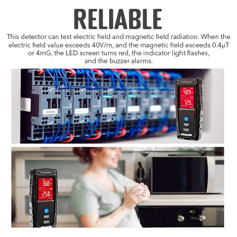 Rechargeable EMF Meter Detector