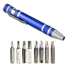 8 in 1 Mini Screwdriver Set Pen Style