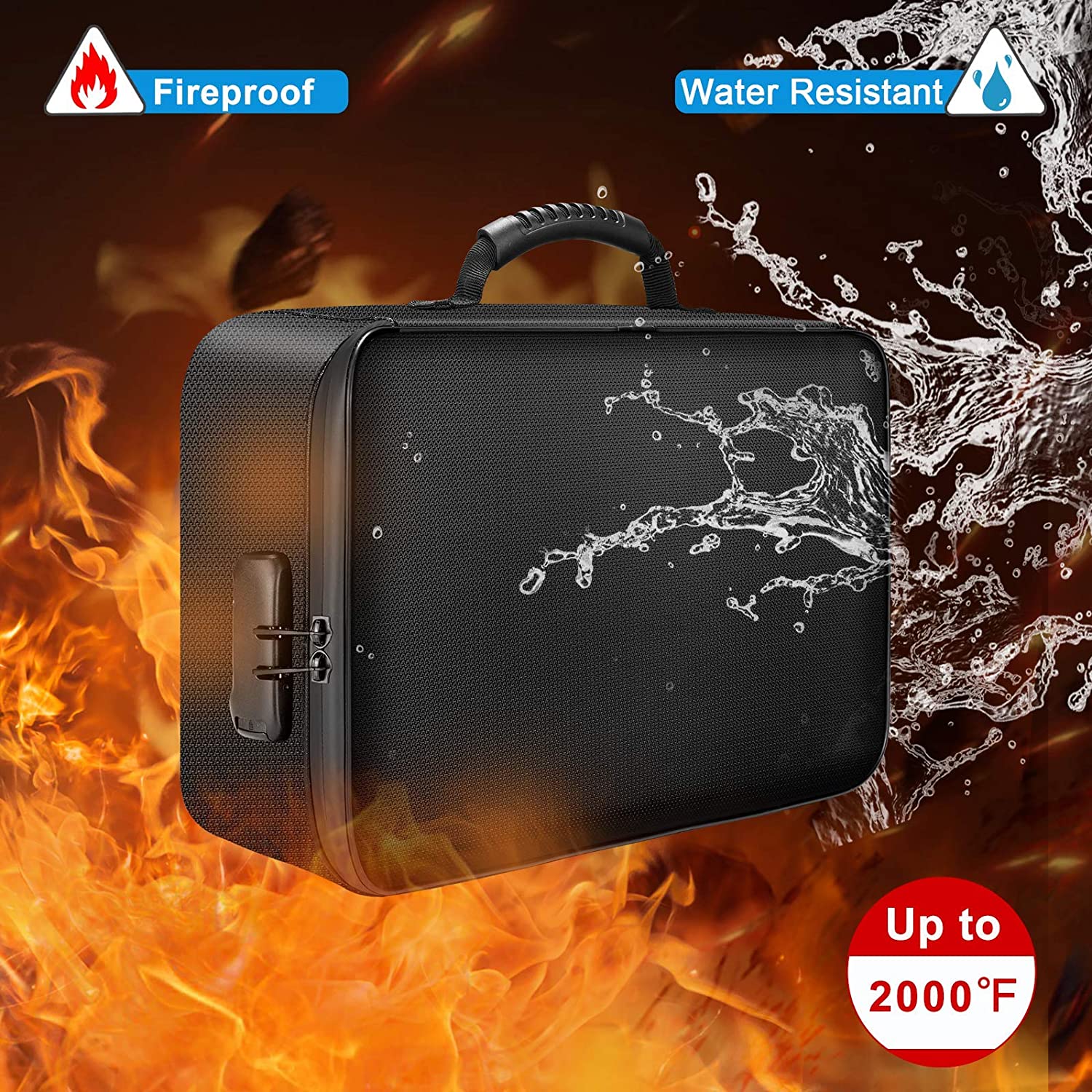 Fireproof Document Bag Features