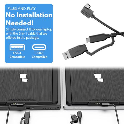 On-the-Go Dual Laptop Monitor | πππ§ π¨π£ π§π’ ππ% π’ππ π‘π’πͺ πΈ