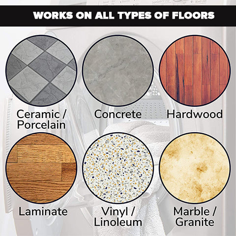 Anti Vibration Pads works on all types of floors
