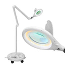 2-in-1 LED Magnifying Floor Lamp