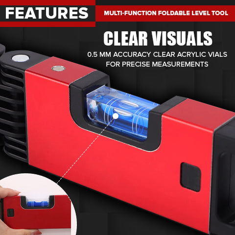Multi-Function Foldable Level Tool