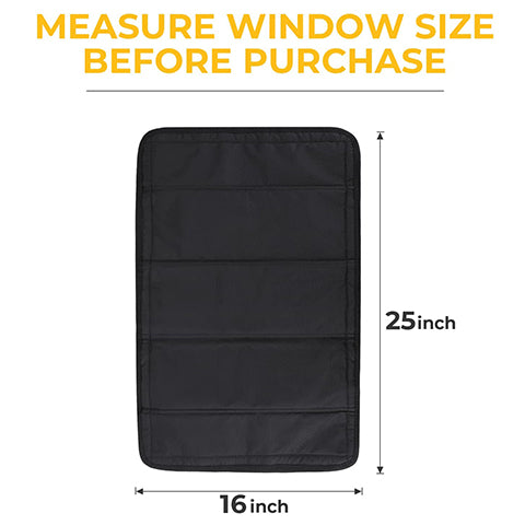 RV Blackout Door Window Cover