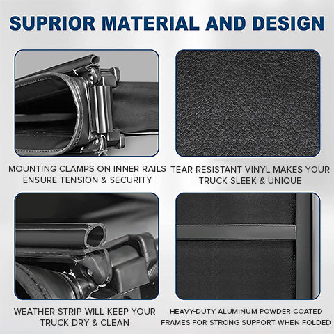 Truck Bed Tri-Fold Tonneau Cover