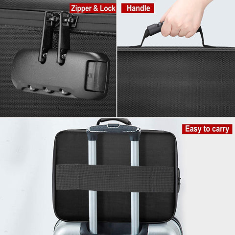 Fireproof Document Bag Portable and Secured Features