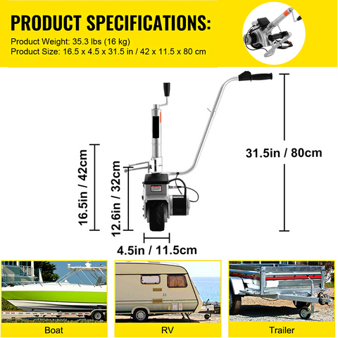 Electric Trailer Mover Dolly