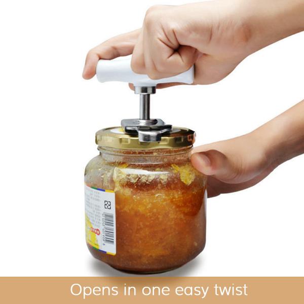 Screw top jar opener