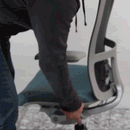 Replacing defective armrests with our Office Chair Armrest Pads Replacement