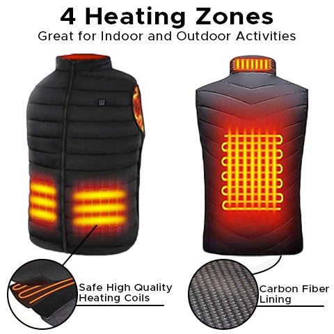 Universal USB-Charging Heated Vest