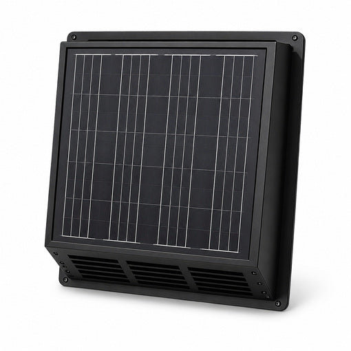 2500 RPM High-Speed Exhaust Fan with 12V Monocrystalline Solar Panel