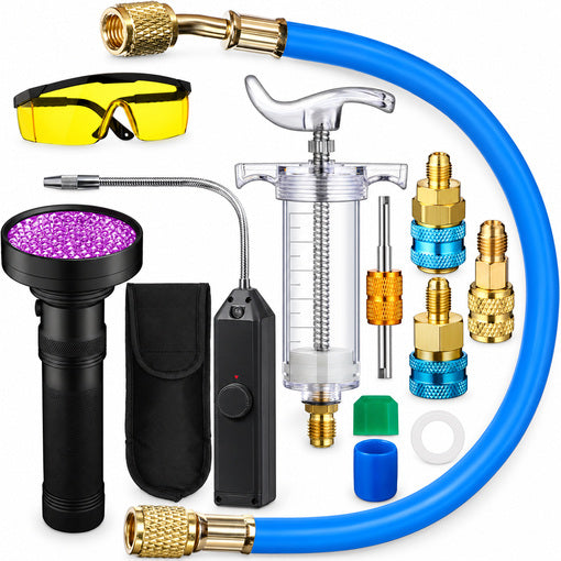 AC Leak Detector Kit with UV Flashlight