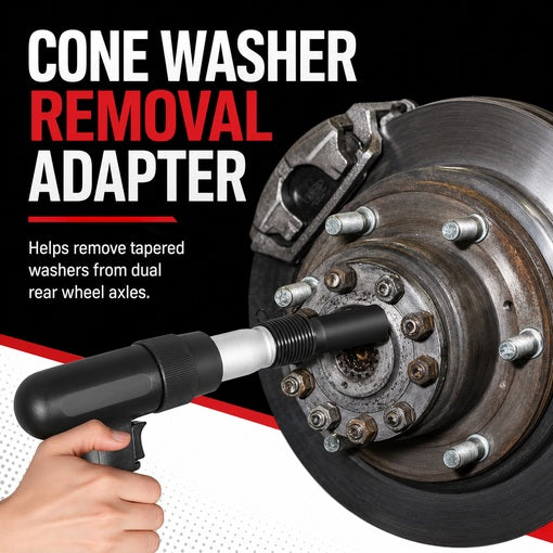 Cone Washer Removal Adapter Tool For Dual Rear Wheel Axles
