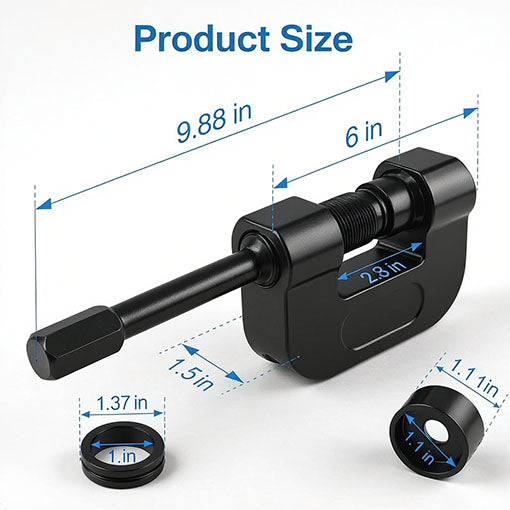 Brake Anchor Pin Press for Class 6-8 Trucks and Semi Trailers