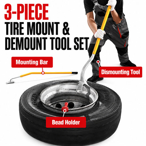 22.5" to 24.5" Semi Truck Tire Changing Tool Set