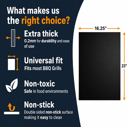 XL Non-stick Resusable Grill Mats