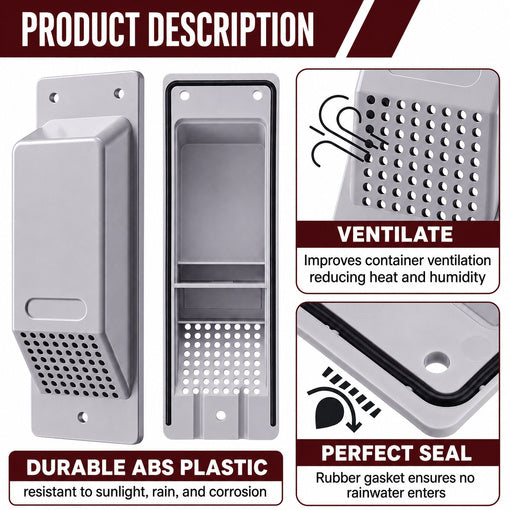 24-Pack Shipping Container Anti-Condensation Air Vent Kit