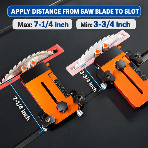 2-in-1 Thin Rip Jig and Feather Boards for Table Saw Jig Guide