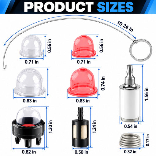 Fuel Line Kit Primer Bulb For Small Engine Chainsaw Blower