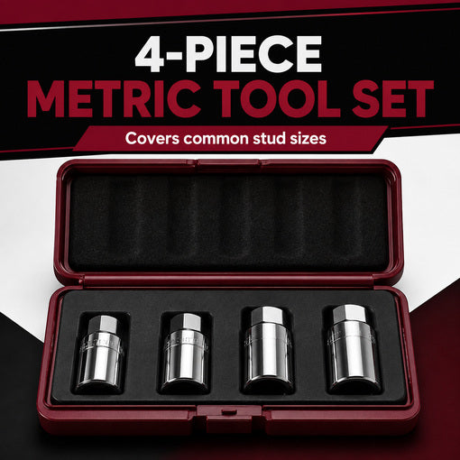 4-Piece Metric Stud Remover and Installer Set