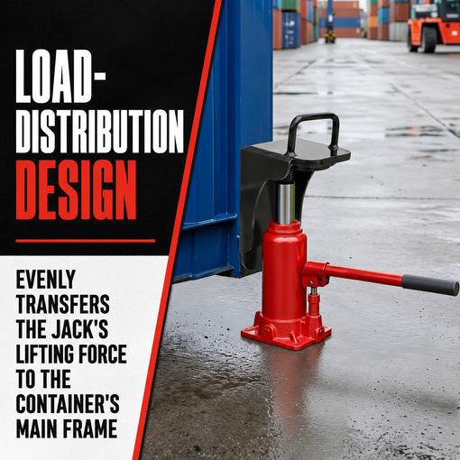 2-Pack Shipping Container Jack Lug with U-Shaped Handle
