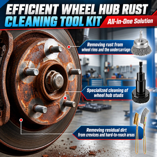 19pcs Wheel Hub Cleaning Tool Kit