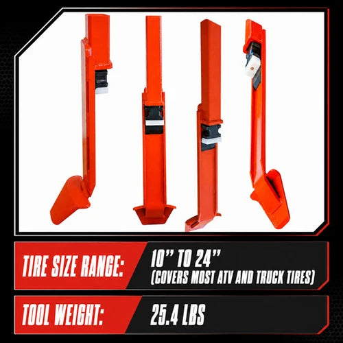 Universal Truck Tire Impact Driven Demount Tool for 10"-24" Tires