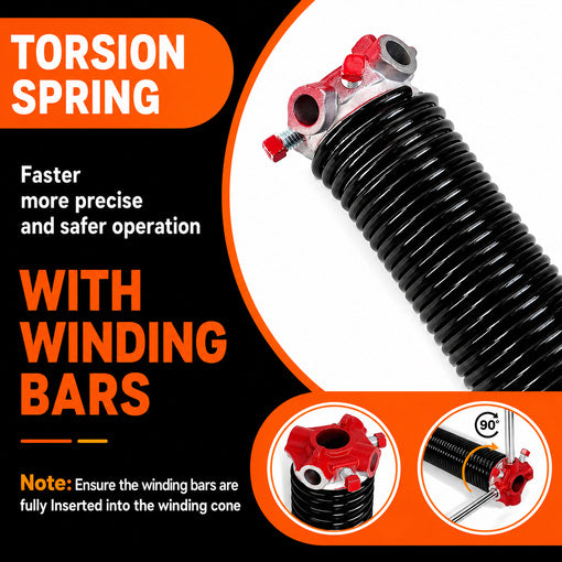 7FT Wide Cargo Trailer Ramp Door Spring Kit