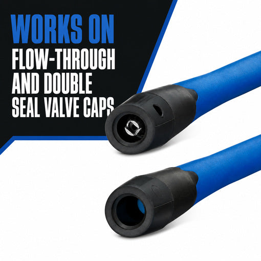 Dually Wheel Tire Valve Cap and Core Remover/Installer Tool