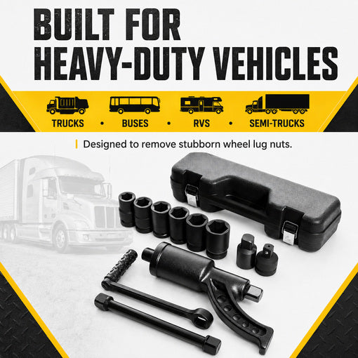1" Drive Heavy-Duty Torque Multiplier Wrench Set