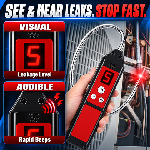 Refrigerant Leak Detector with UV & LED Light for HVAC