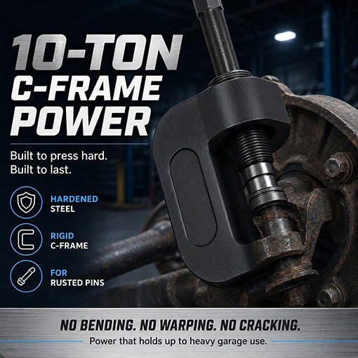 Brake Anchor Pin Press for Class 6-8 Trucks and Semi Trailers