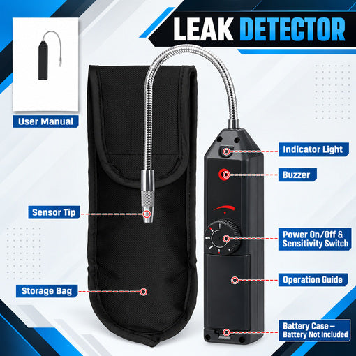 AC Leak Detector Kit with UV Flashlight